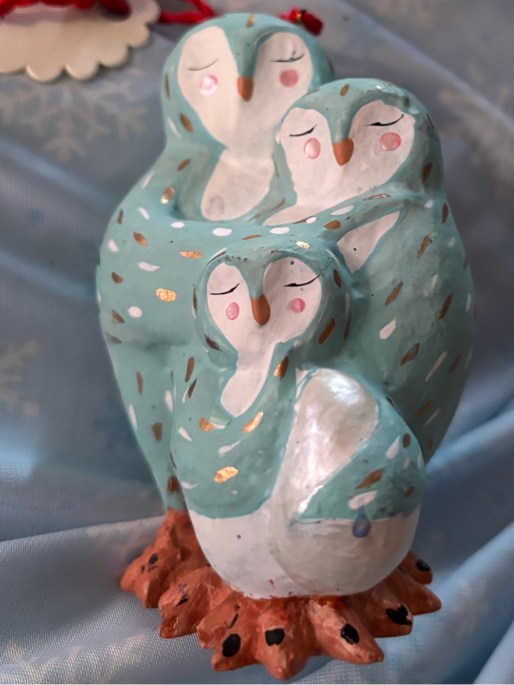 Cute Owl Family Christmas Ornament
